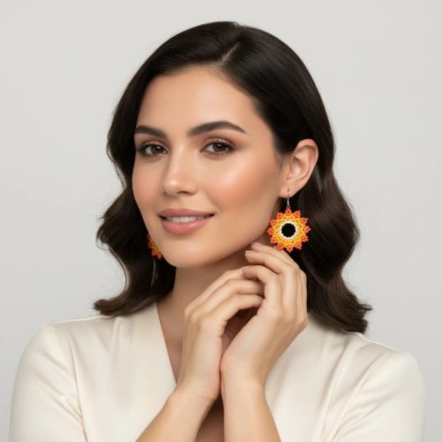 Before and after example showing plain product photo transformed into professional studio-quality image using AI