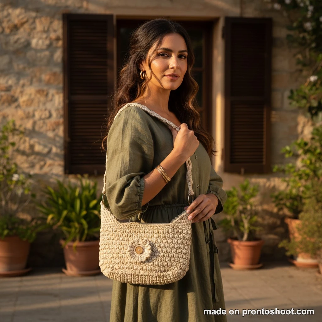 After: Product displayed on AI model